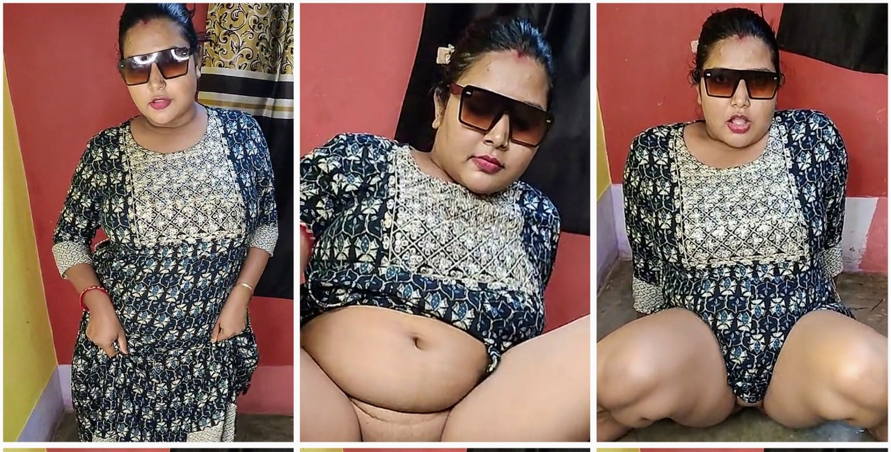 Chubby tanker bhabhi peeing fingering in her pussy