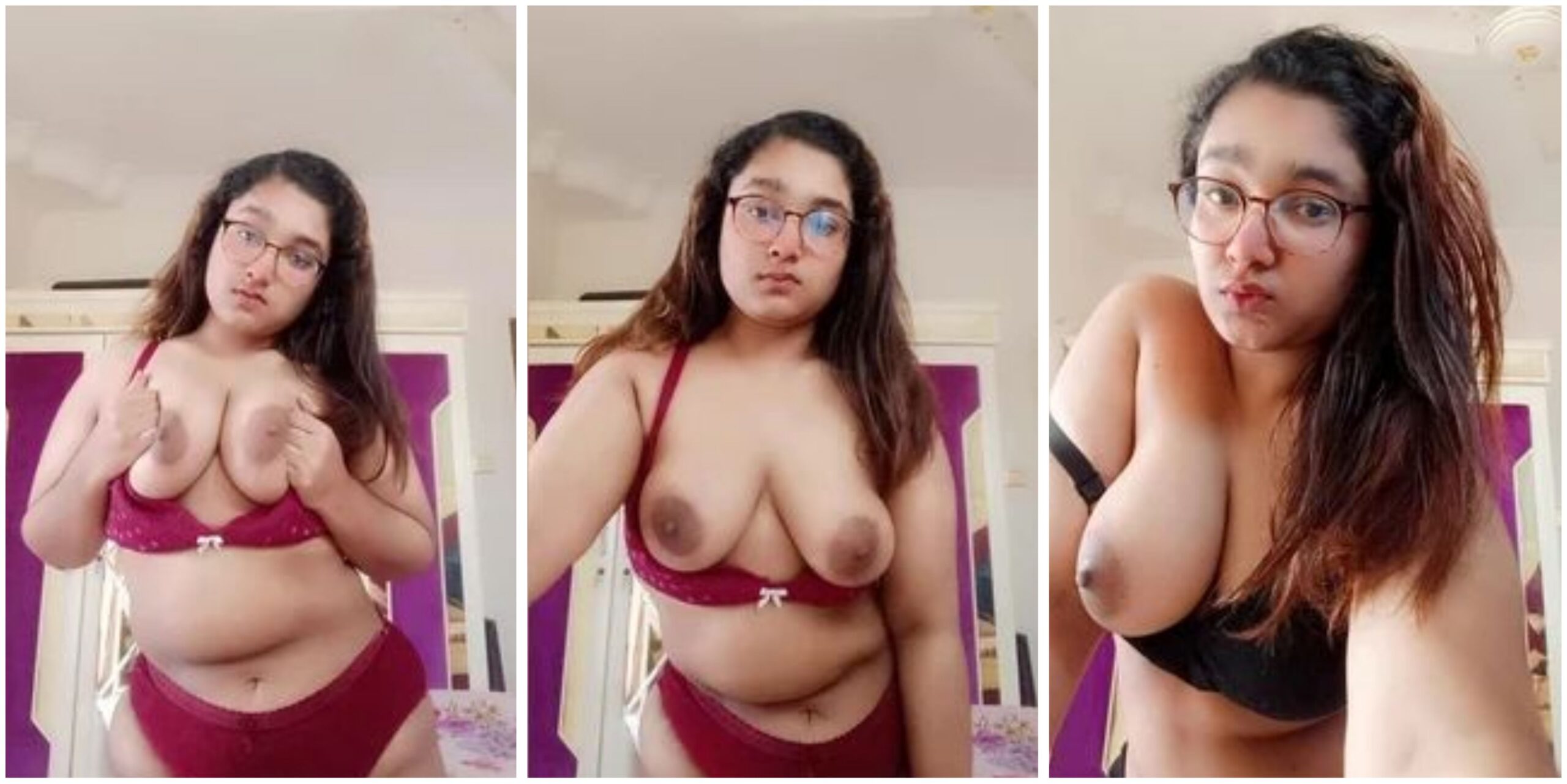 Chubby tanker boobs teasing 5 clips collection